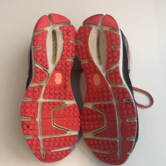 Nike Lunaforever running shoes in dark grey blue peachy colors side swoosh - Picture 6 of 8